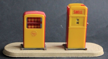 Kibri Shell Gasstation 1955 Plasticmodel with metalsocket (2858)